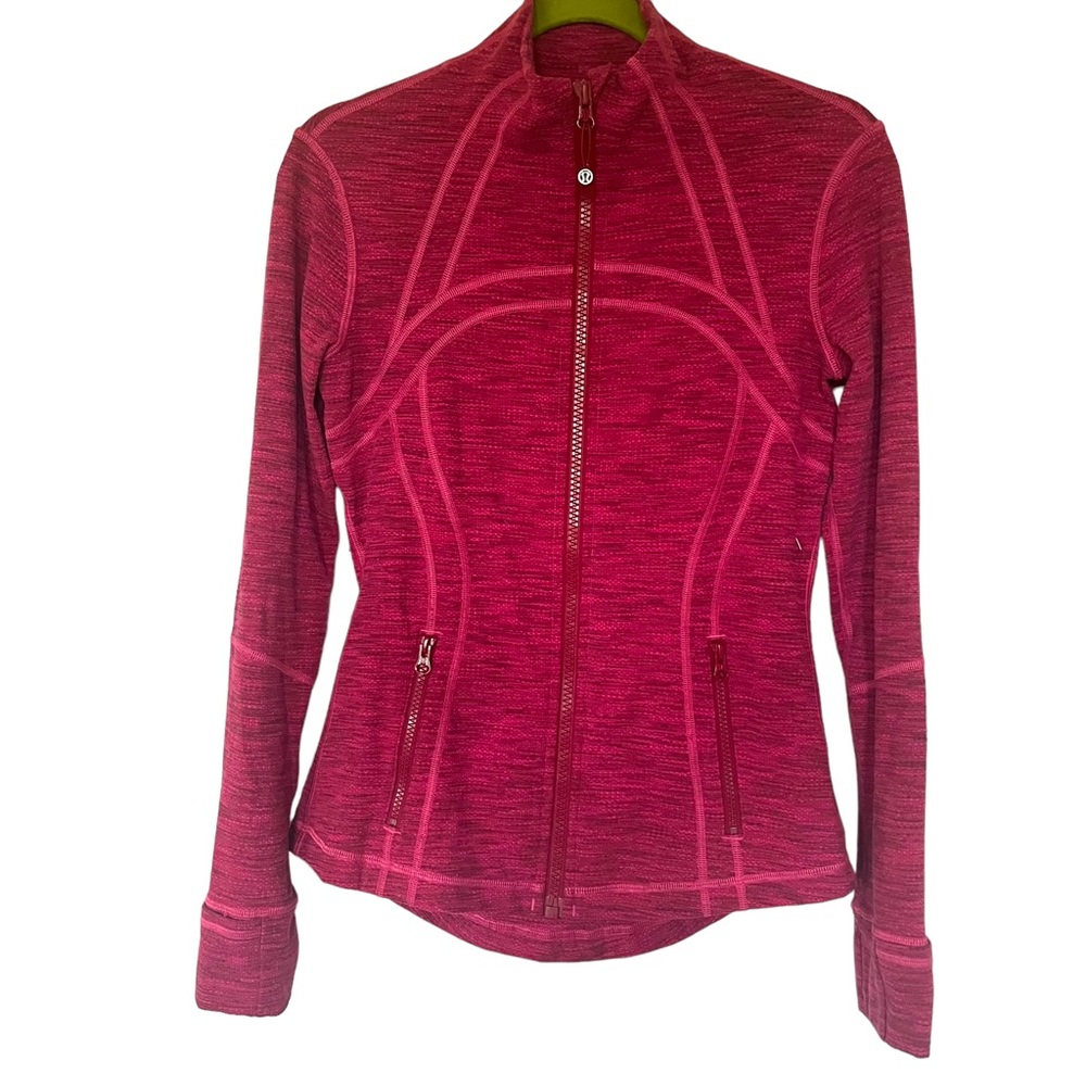 Lululemon Define Jacket Diamond Jacquard Berry Rumble Jeweled Magenta